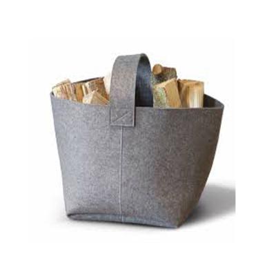 China 2018 Hot Selling Viable Tote Basket Big Felt Basket For Wood for sale