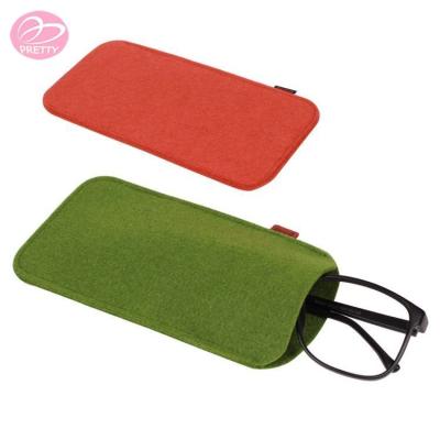 China 2020 Newest Travel Felt Eye Glass Case Pouch Sunglasses Bag for sale