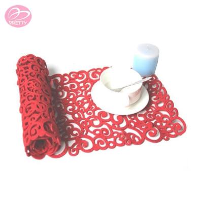 China Main products viable! Promotional Die Cut Felt Table Runner for sale