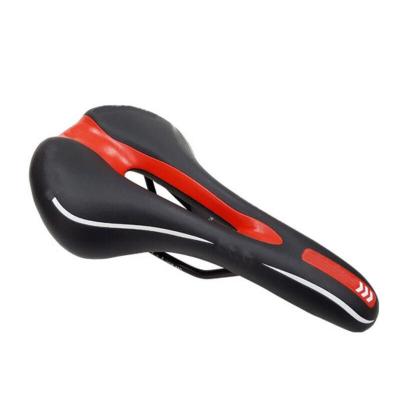 China Motion Road Mountain E-Bike Bicycle Saddle Black Red Seat Shell for sale