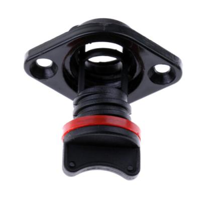 China boat& Yacht& Black Marine Boat Kayak Nylon Fiber Boat Drain Plug Hardware Fits For 1