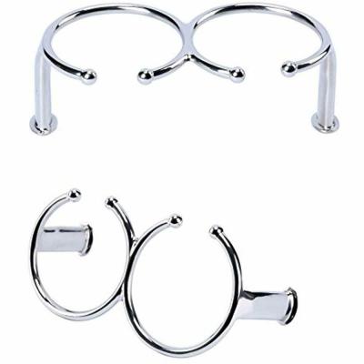 China Marine Vehicle Marine RV Boat Marine-Made 316 Stainless Steel Double Ring Cup Drink Holder Open Design Sports for sale