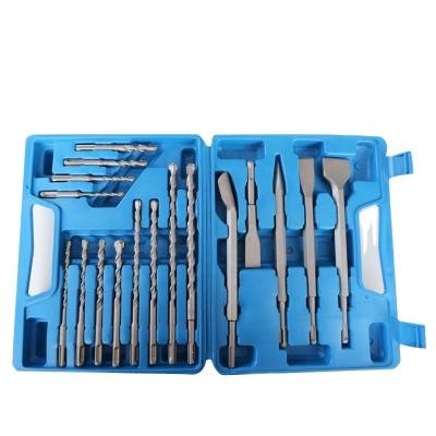 China Dehui Concrete Masonry Tools Over 17pcs SDS Leg Sand Blasted U Groove Drill Bit Set for sale