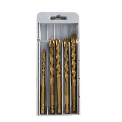 China Porcelain Tile Glass Ceramic Drilling Dehui Tools Sprial Groove Quick Change Hex Shank Lengthen Glass Drill Bit for sale