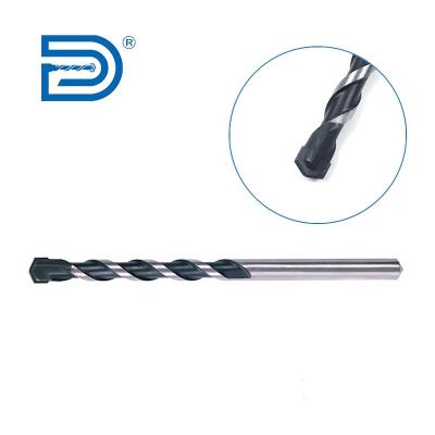 China Hole Making DEHUI Triangular Handle Impact Drill Bit 65MM-200MM PVC BAG DIN8039 Impact Drill Bit for sale