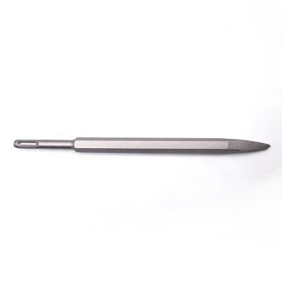 China Dehui Tools Break SDS PLUS Wide CHISEL 14X250x40 mm For Stone Concrete 14x250x40mm for sale