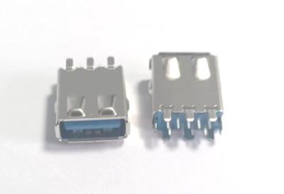 Κίνα Through Hole Customized Low Profile RJ45 , Tab Up Female Lan Connector προς πώληση