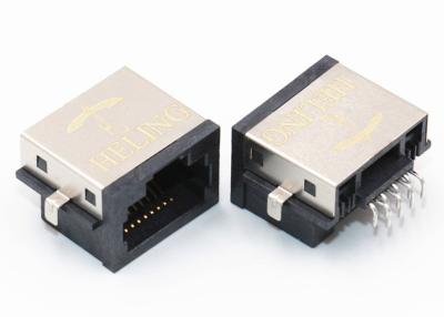 中国 相殺される/突出部分穴を通る側面の記入項目RJ45 PCBの台紙6.0mmジャックの高さ 販売のため