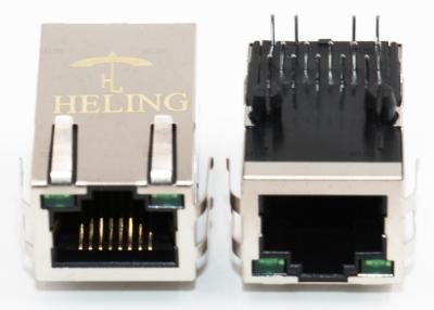 Cina Connettore R/A, Ethernet Jack di PoE RJ45 dell'angolo retto del supporto RJ45 del PWB per i NIC in vendita