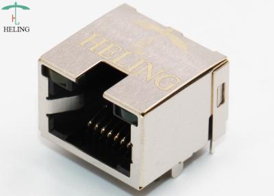 China Shielded RJ45 Plug Connector Female Modular Jacks With LED For VOIP Gateway Setup for sale