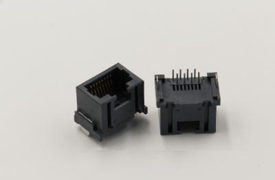 China Female Single Port RJ45 Through Hole Connector MJ886-B011-HLPDN1-C for sale