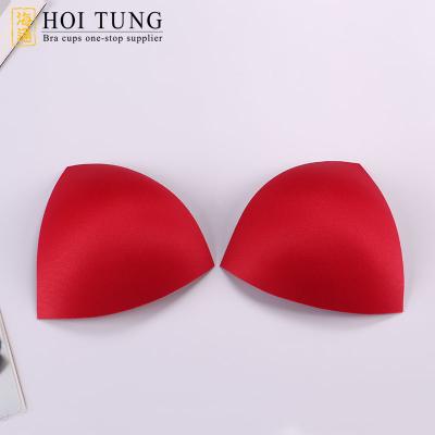 China Memory Foam Bra Cup 201 Triangle Bra Pads Cups Foam Inserts In Underwear Accessories For Women for sale