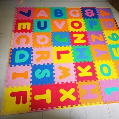 China GM-30-1.0P Educational Toy Alphabet and Numbers Foam Puzzle Play Mat for sale