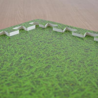 China GM 60-1.2 Grain Foam Non-Toxic Wooden Mat Indoor EVA Interlocking Exercise Floor Solid for sale