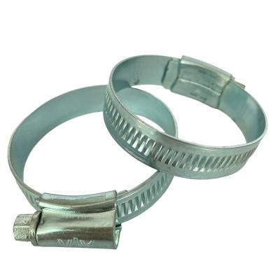 China Stainless steel/Galvanized Steel Galvanized steel British type Hose Clamps Jubilee Clips for sale