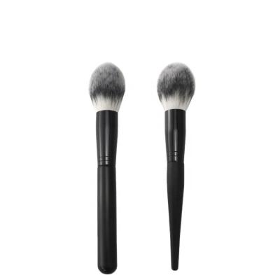 China Large Powder Brush 1PC Powder Brush Synthetic Hair Makeup Brush Blush Wooden Face Powder Brushes for sale