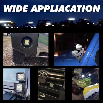 China High Bright High Quality Offroad Cube Work Light Truck 4x4 Atv Utv Pickup Truck Led Fog Light Bar 20w for sale