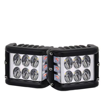 China 30w Alloy Aluminum Side Shooter Led Light Pod 4inch Drl Blue Led Driving Light For 4x4 Truck Atv Utv Offroad Pickup for sale