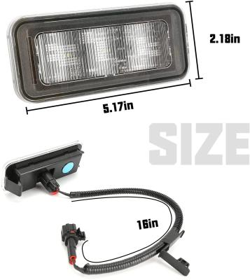 China Hot Selling Small Square Spot Beam Lights Car Led Black Headlight QLT01 for sale