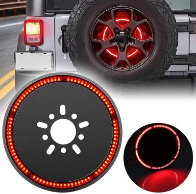 China Tire Brake Light For Jeep Wrangler JK JKU Offroad Rear Wheel Light 14