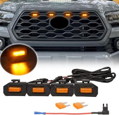 China With Wiring 4x4 Offroad Grill Light Car Led Front Bumper Car Grille Light For Toyota Tacoma 2020+ for sale