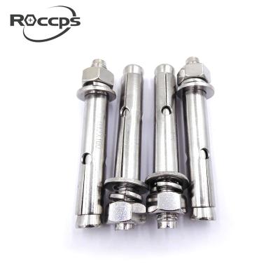 China High Quality M6*80 Stainless Steel Sleeve Anchor Bolts Factory Manufacturer for sale