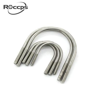 China Stainless Steel SUS304 Square U Bolt With Nut for sale