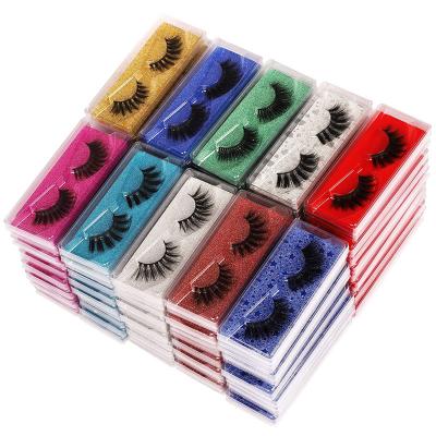 China Natural Long Free Eyelashes Samples 25mm Pre Made Volume Fans Premium Grade Eyelash Pointed Base Fans 25mm Eyelashes Seller Customized Boxes for sale