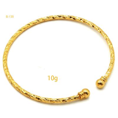 China 24K Dubai Gold Color African Indian Bride Wedding Flower Party Bracelets Bangle Bracelets Women Girls Romantic Bracelets France for sale