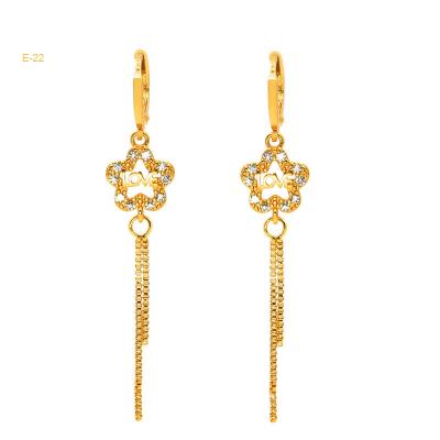 China Fashionable Retro Women's Earrings Copper Alloy Trendy Tassel Earrings Retro Women's Earrings Gift Party Wedding Jewelry for sale