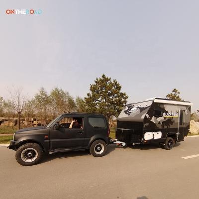 China Support Customized Painting Chinese Suppliers 15-18ft Small Car Van Mobile Camper For Travel Trailers for sale