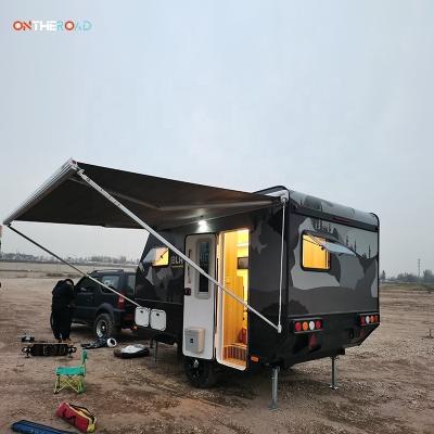 China Off Road RV Outdoor Caravan Hybrid Support Customized Paint Camping 16Ft Australian Standards For Sale for sale