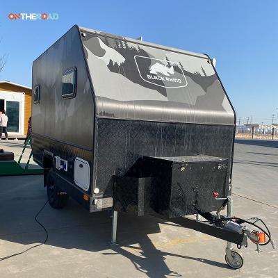 China Support customized mini paint trailer todoterreno 4x4 vacaciones acampar recreativas con inodoro for sale