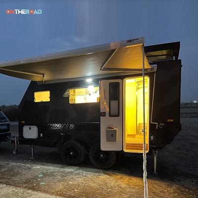 China Motorhome High Quality Waterproof Camper Caravan Trailer Travel Trailer Vacation Land Camper for sale