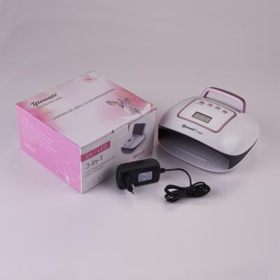 China 2021 ABS High Power Nail Gel Lamp 36 UV/LED NAIL LAMP with Handle Two Hands Professional Nail Dryer Lamp for sale