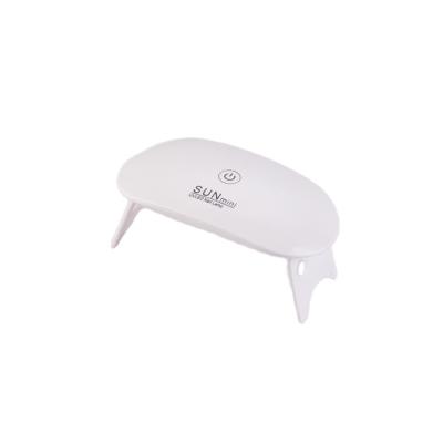 China New Products ABS UV Led Nail Lamp 6W Mini Nail Dryer Touch Switch Sun Nail Lamp for sale