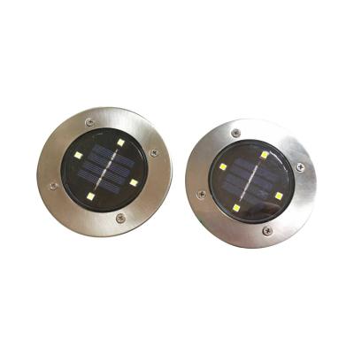 China Stainless Steel Underground Lamp Solar Ground Lights  Plaza Area Park 0.8W LED Light Buried Light zu verkaufen