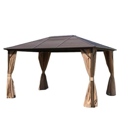 China All weather outdoor tent gazebo garden pavilion cheap waterproof canopy aluminum outdoor pergola for sale