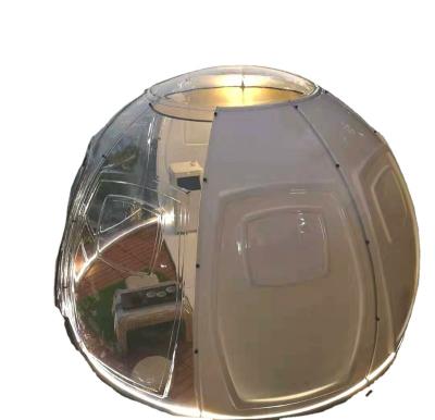 中国 Pvc Heated Transparent Bubble Tent House Round Dome Tent Dome Hotel Glamping Tent House For Camping 販売のため