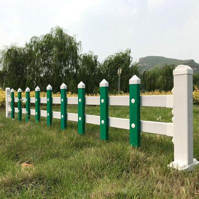 China High Quality PVC Plastic Garden Fence Garden Fence With Top Picket SL-FC86 for sale