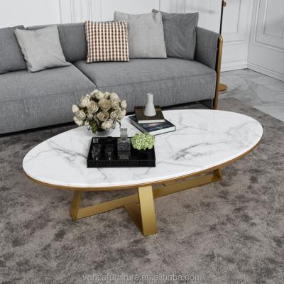 China Modern& coffee table gold metal end dining table luxury modern new design for sale