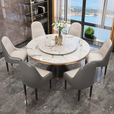 China Modern Revolving Dining Chair Dining Table And Chair Set For Home Dining Room Sets for sale