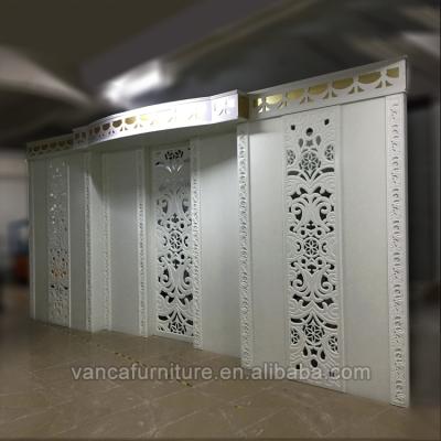 China Wedding Supplies White Acrylic Stainless Steel Background Equipment for sale