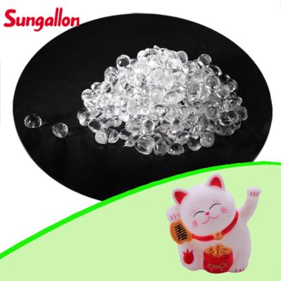 China Crystal Clear TPE Elastomer Material TPE Granules 13A For Toy Manufacturing for sale