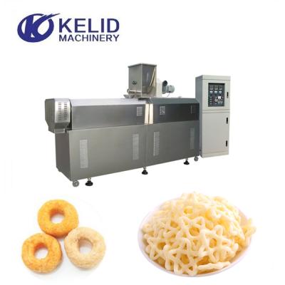 China Convenient Oatmeal Kurkure Ball Rice Wheat Flour Puffed Snacks Making Machine Production Line for sale