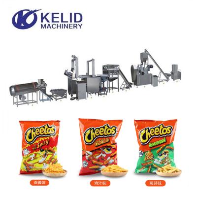 China Factory Cheetos Niknak Kurkure Snacks Extruder Machinery Production Line for sale