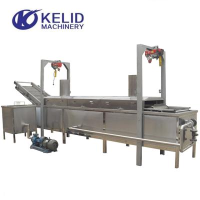 China Industrial Automatic Continuous Frying Snacks Stainless Steel Fryer for sale