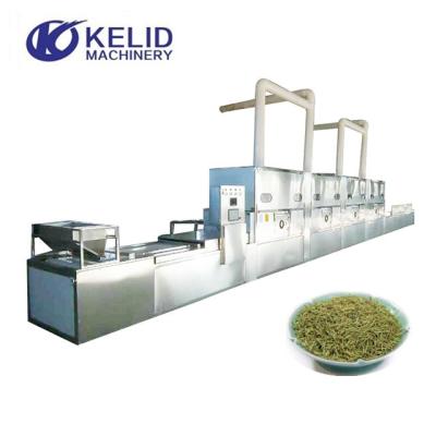 China Medicine Curing Tunnel Microwave Licorice Stick Moringa Dryer Leaves Herb Drying Machine for sale