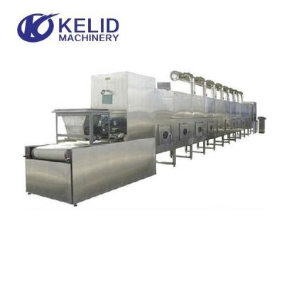 China High Speed ​​Industrial Type Automatic Plantain Microwave Herbal Drying Low Energy Tunnel Machine for sale