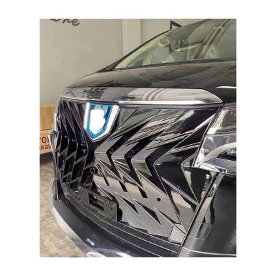 China ABS Alphard Grille Black Honeycomb Front Grill ABS Mesh For Toyota Alphard Sc Style Gold Black Grill for sale